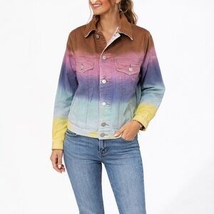 Lifted Anchors Multicolor Gradient Women’s Jacket
